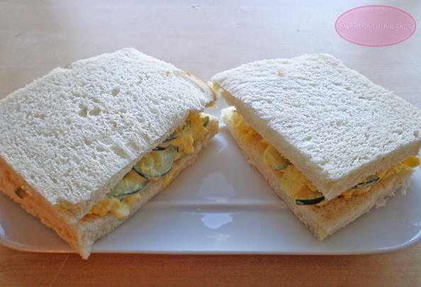 Egg and Cucumber Sandwich is the perfect crunchy start for Spring!!